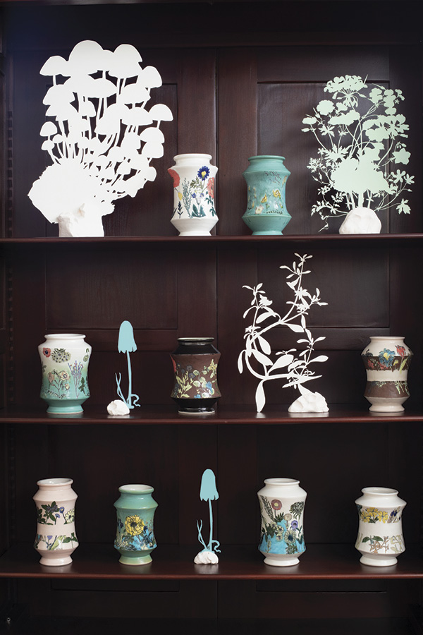 6 Leaves of Plates (exhibition installation detail). Photo: Jordan Tate.